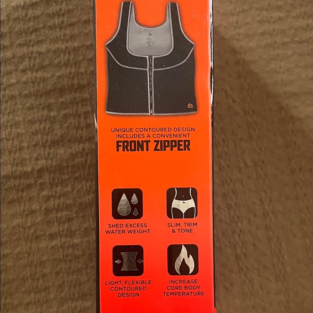 RBX Black Slimming Workout Vest - Picture 7 of 7